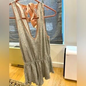 Out From Under Romper PJs with Tie XS